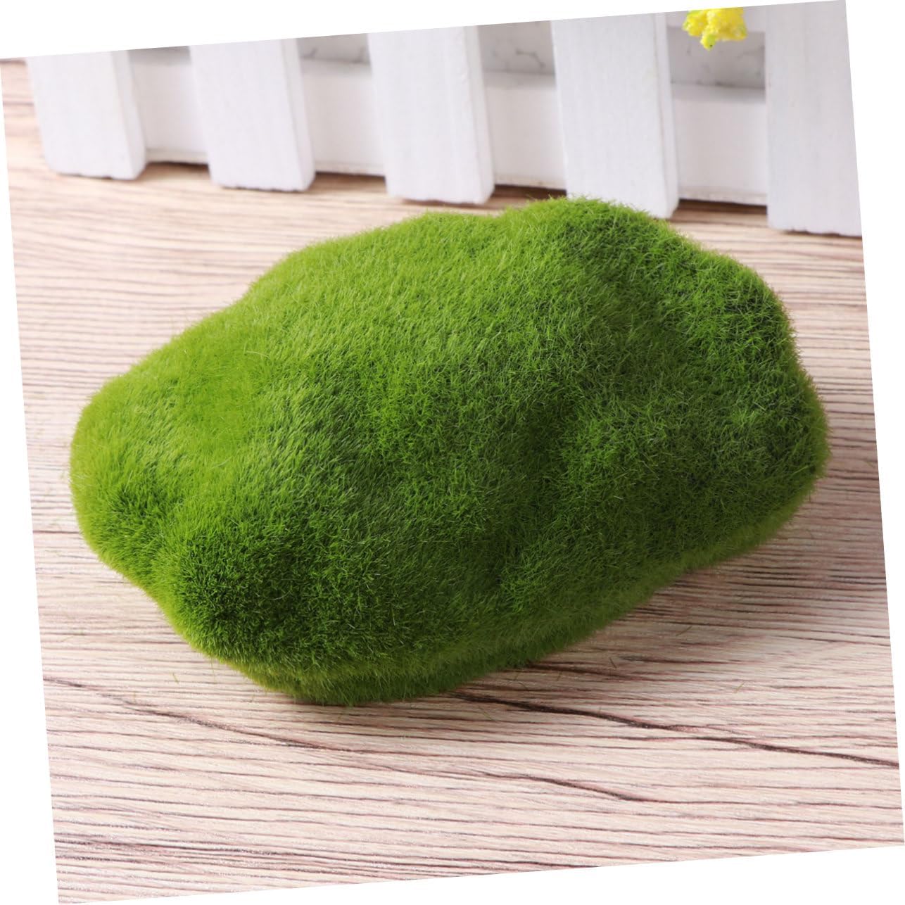 Gadpiparty Artificial Moss Rocks Faux Garden Stones Moss Carpet Balls Cover for Floral Vase Filler