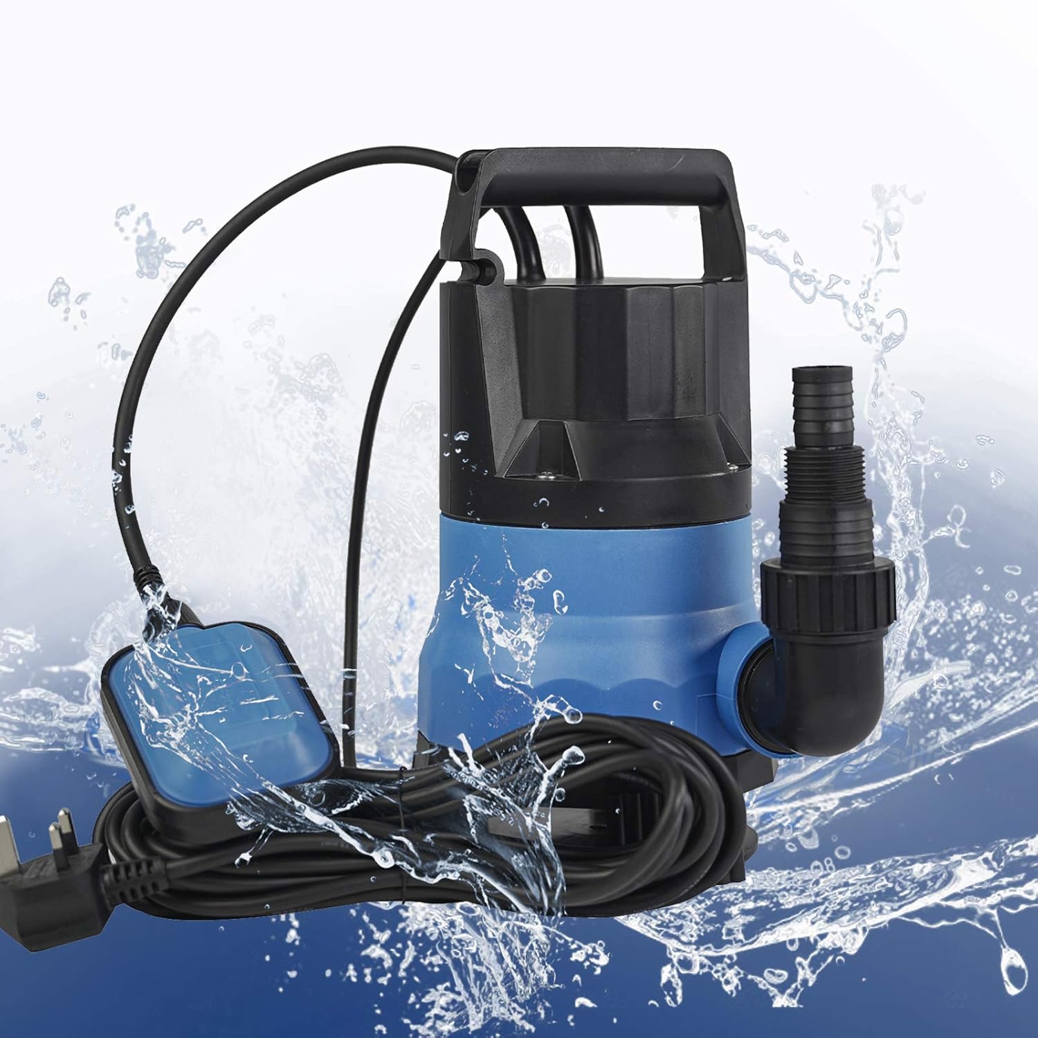 Submersible Water Pump, 400W/750W Heavy Duty Water Pump Clean and Dirty Water Flood Drain Garden