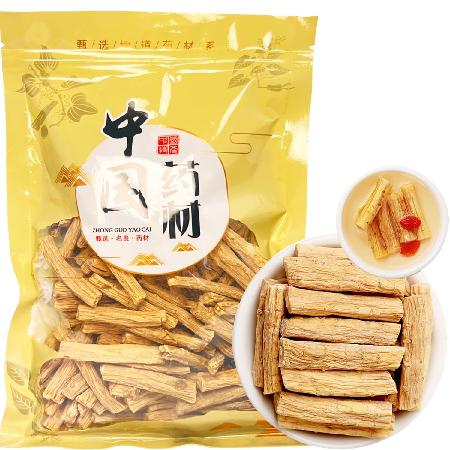Codonopsis Root, Dried Codonopsis Pilosula -7.05oz/200g-Pure Natural Chinese Herbal Medicine Dang Shen-党参 -For Tea & Soup (Codonopsis Root)