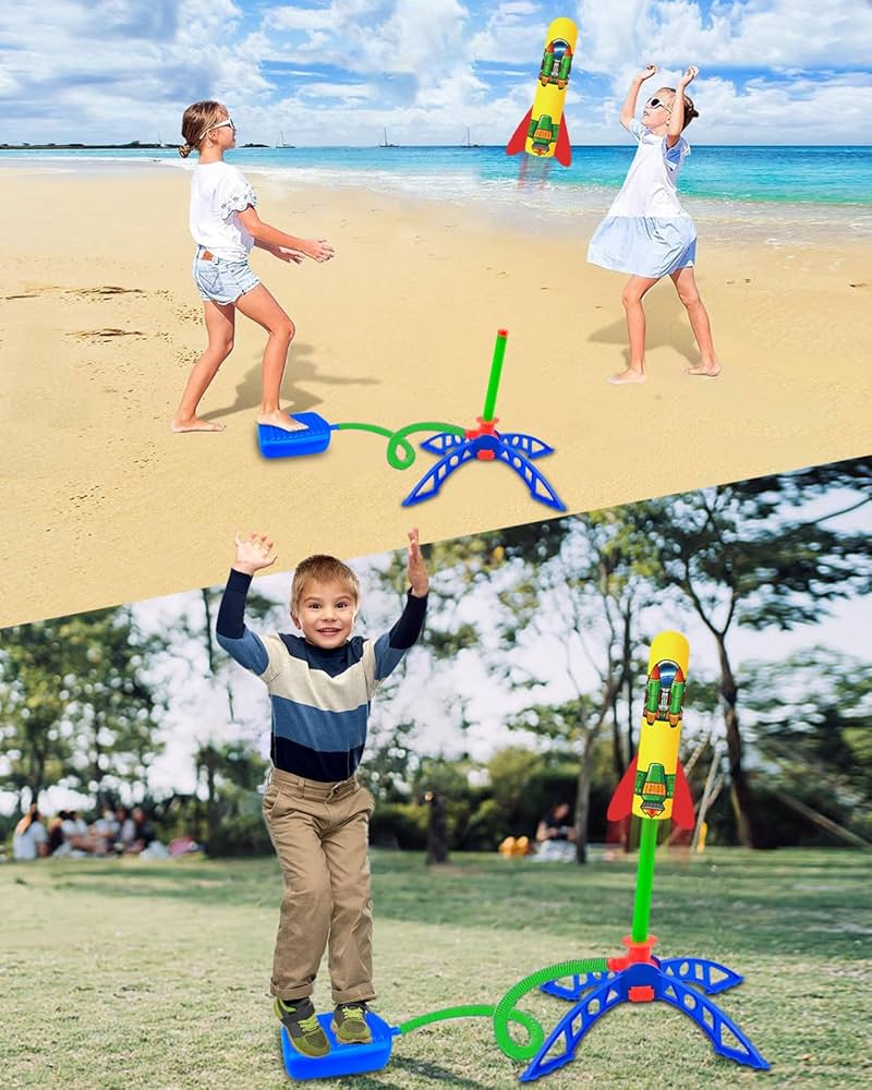 ⭐︎スポンジロケットランチャーおもちゃゲームアウトドア空飛ぶフォーム Amazon.co.jp: ロケットランチャー おもちゃ ゲーム アウトドア