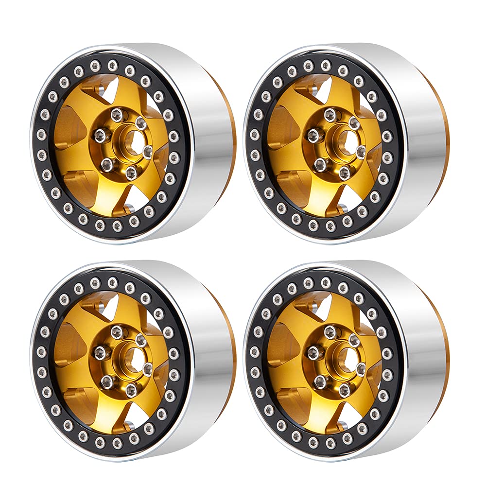 1.9インチ　ビードロックホイール INJORA 1.9インチ ビードロック ホイールリム 3スタイル 1/10 RC