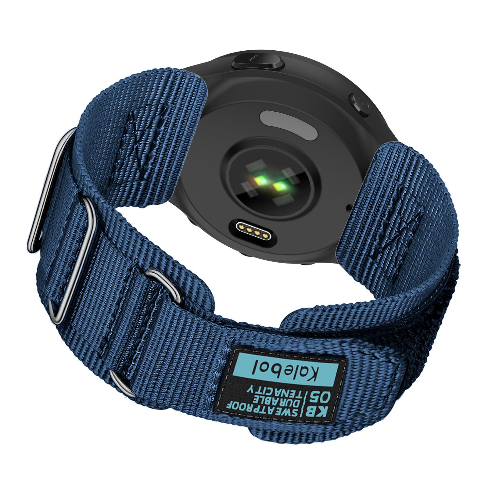 Tyogeephy Nylon-Armband Für Garmin Forerunner 255 – 22 Mm, Verstellbar, Mehrere Farben