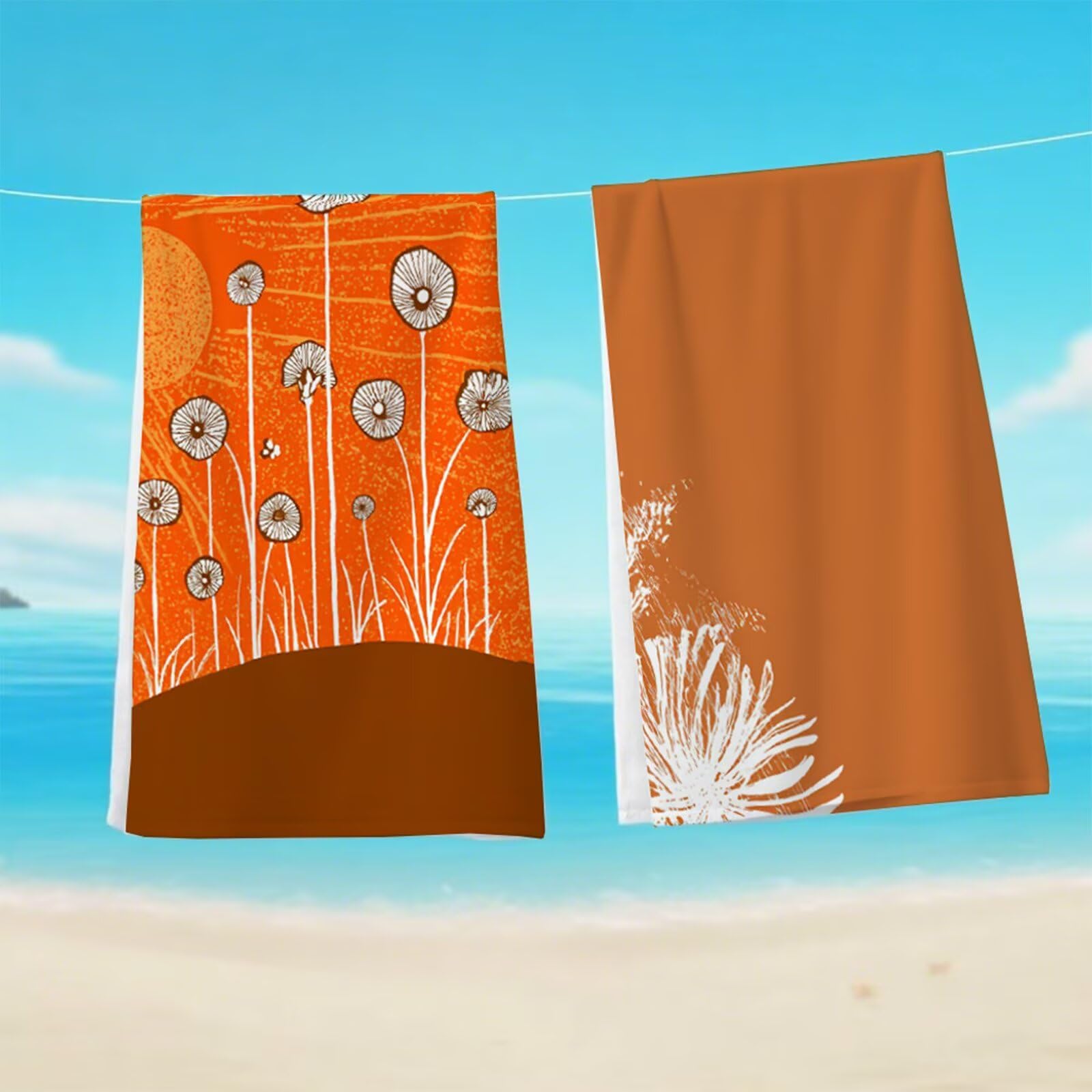 Duży ręcznik plażowy 100 x 200 cm, ręcznik z mikrofibry szybkoschnący ręcznik gimnastyczny, ręczniki kąpielowe bez piasku, kompaktowe ręczniki plażowe mężczyźni kobiety dzieci do sportu, pływania z
