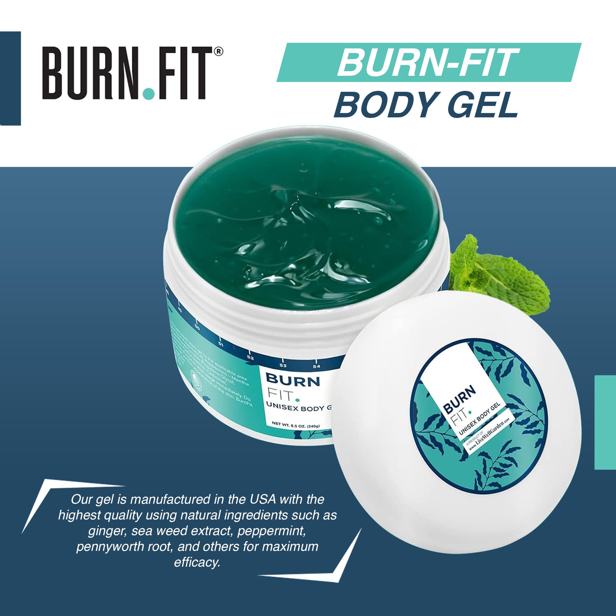 Amazon.com: Burn Fit Body Gel, Lightweight Anti-Cellulite Workout 