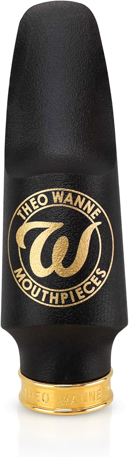 Theo Wanne Essentials Jazz Tenor Saxophone Mouthpiece with Medium Chamber & Roll-Over Shark Gill Baffle for Classic & Vintage Jazz Sound - Exceptional Sound & Advanced Design - Size 7 (0.105")