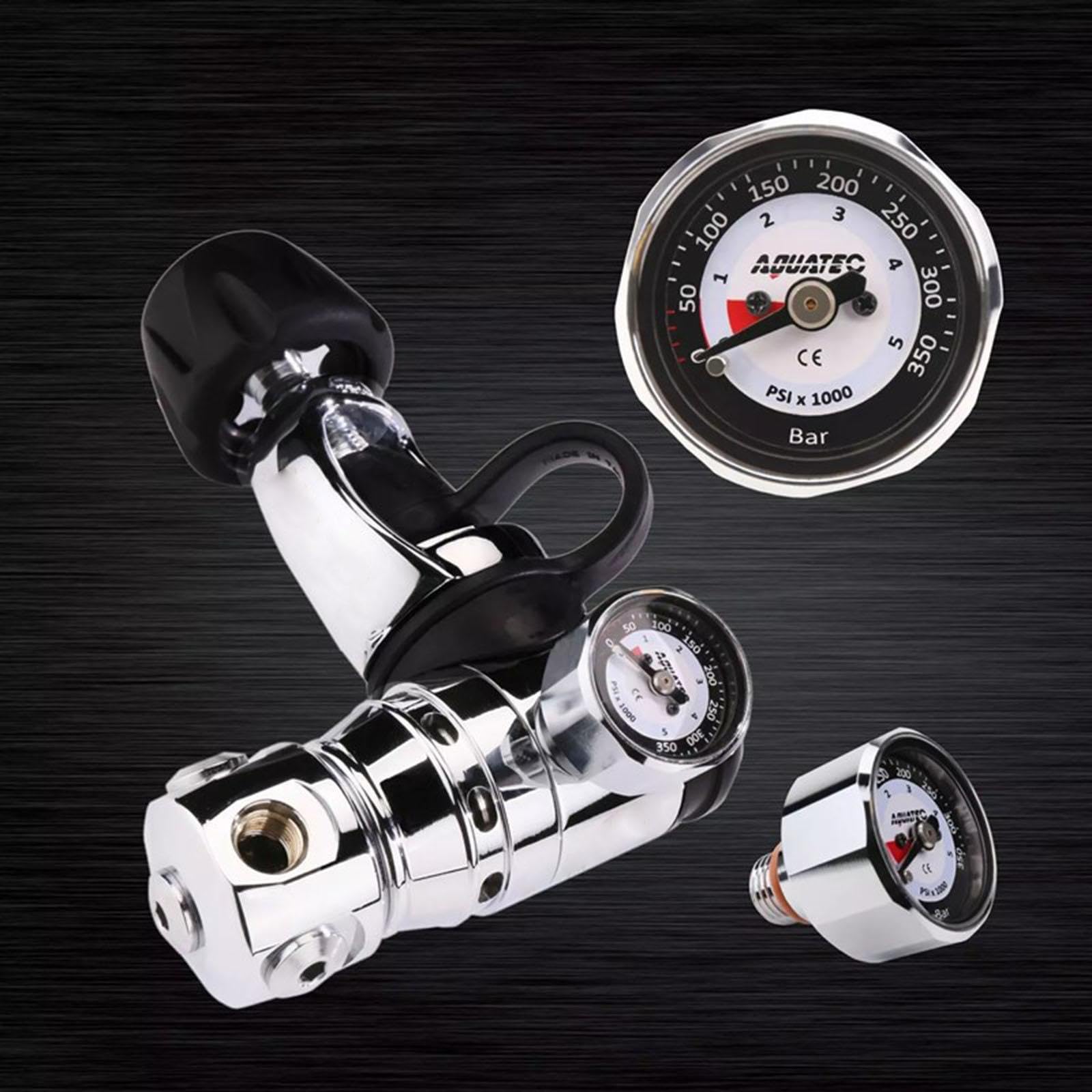 Manometro Mini Subacqueo 0-5000 Psi | compatto, leggero, facile installazione, lettura precisa