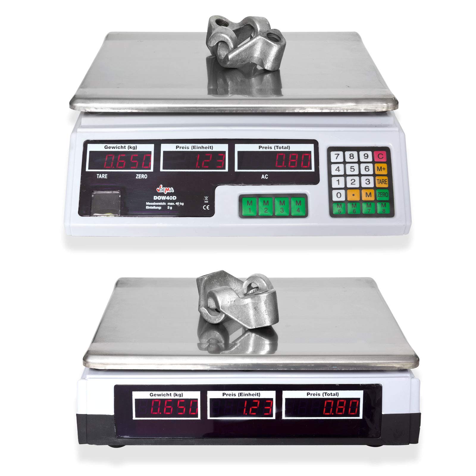 Dema Obstwaage Marktwaage Preiswaage 40KG/2G