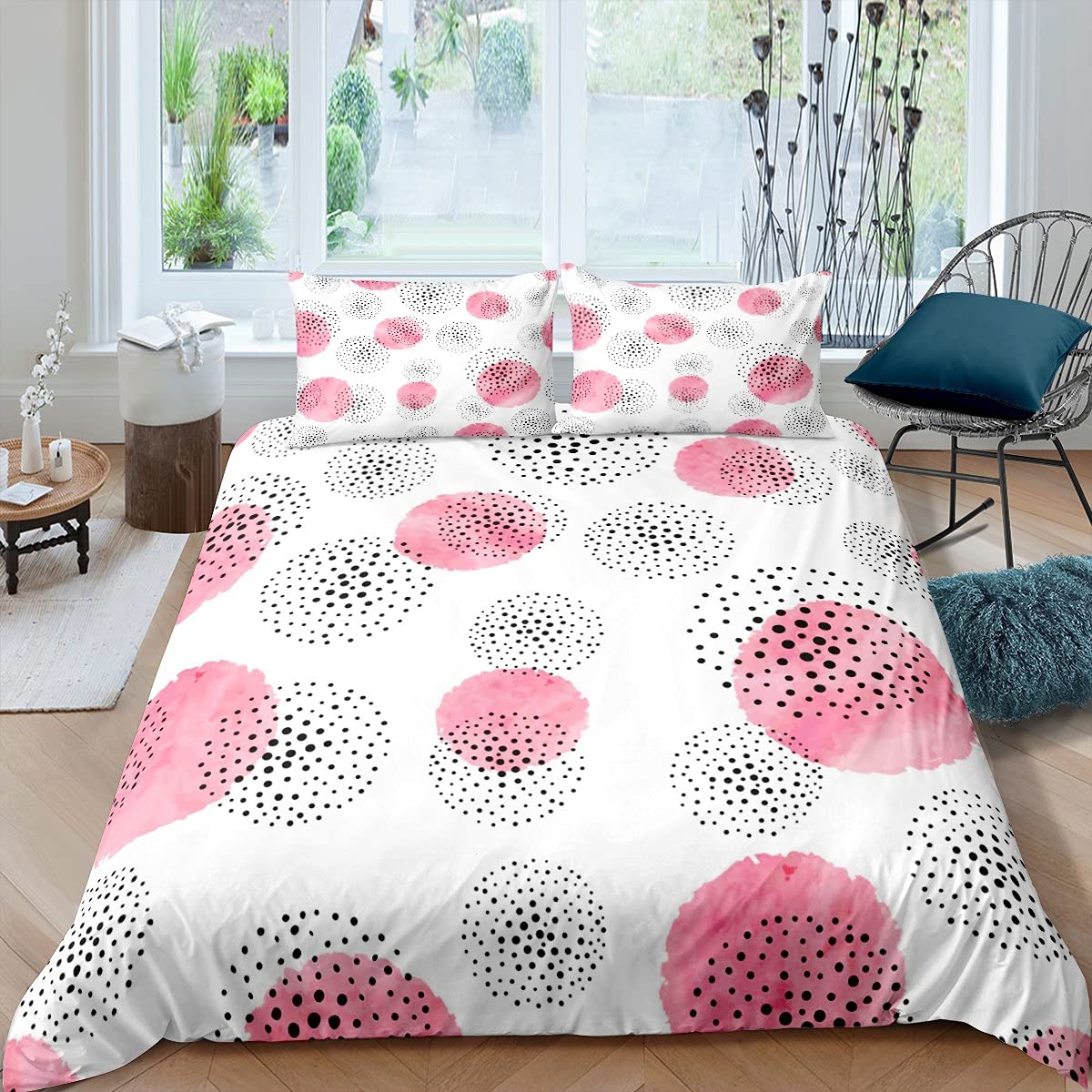 Housse de couette géométrique pour relooker facilement une chambre d'enfant triste