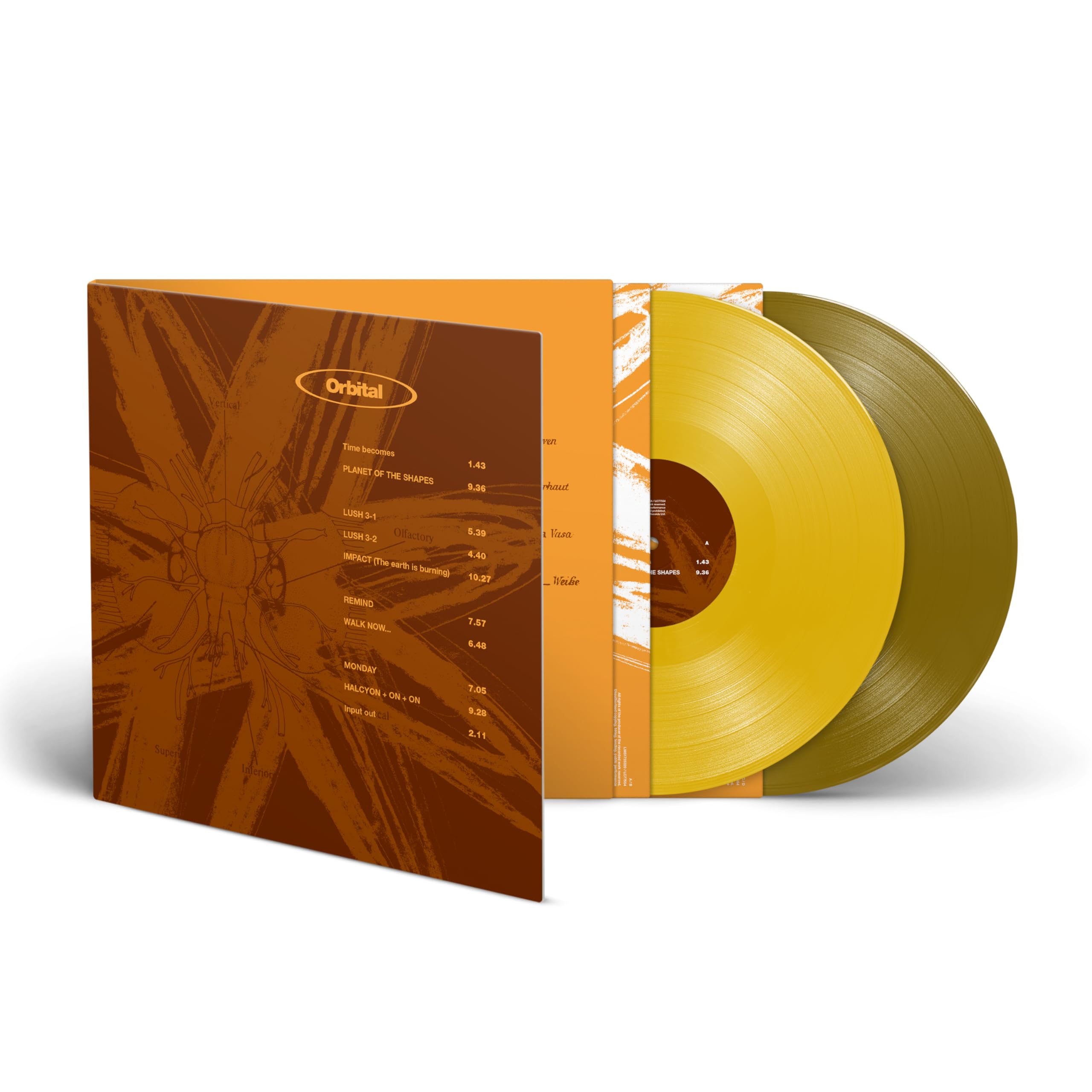 Orbital Orbital The Brown Album Brown & Orange Double Vinyl LP Half Speed Master