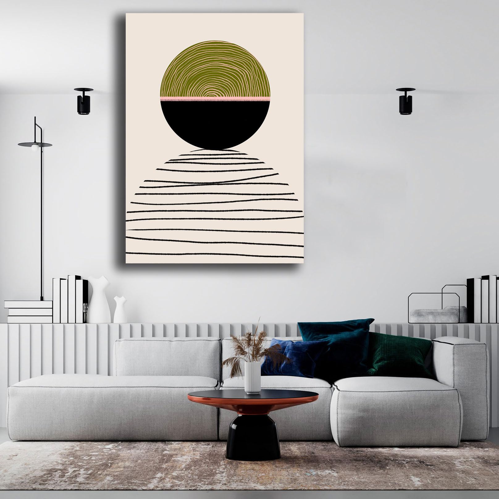 Quadri Moderni Soggiono Astratto Quadro Moderno su Tela Stampa Canvas Astratta Decorazione da Parete per Salotto Camera da Letto Ufficio Arredamento Contemporaneo (2, 30x40 cm, Canvas intelaiato)