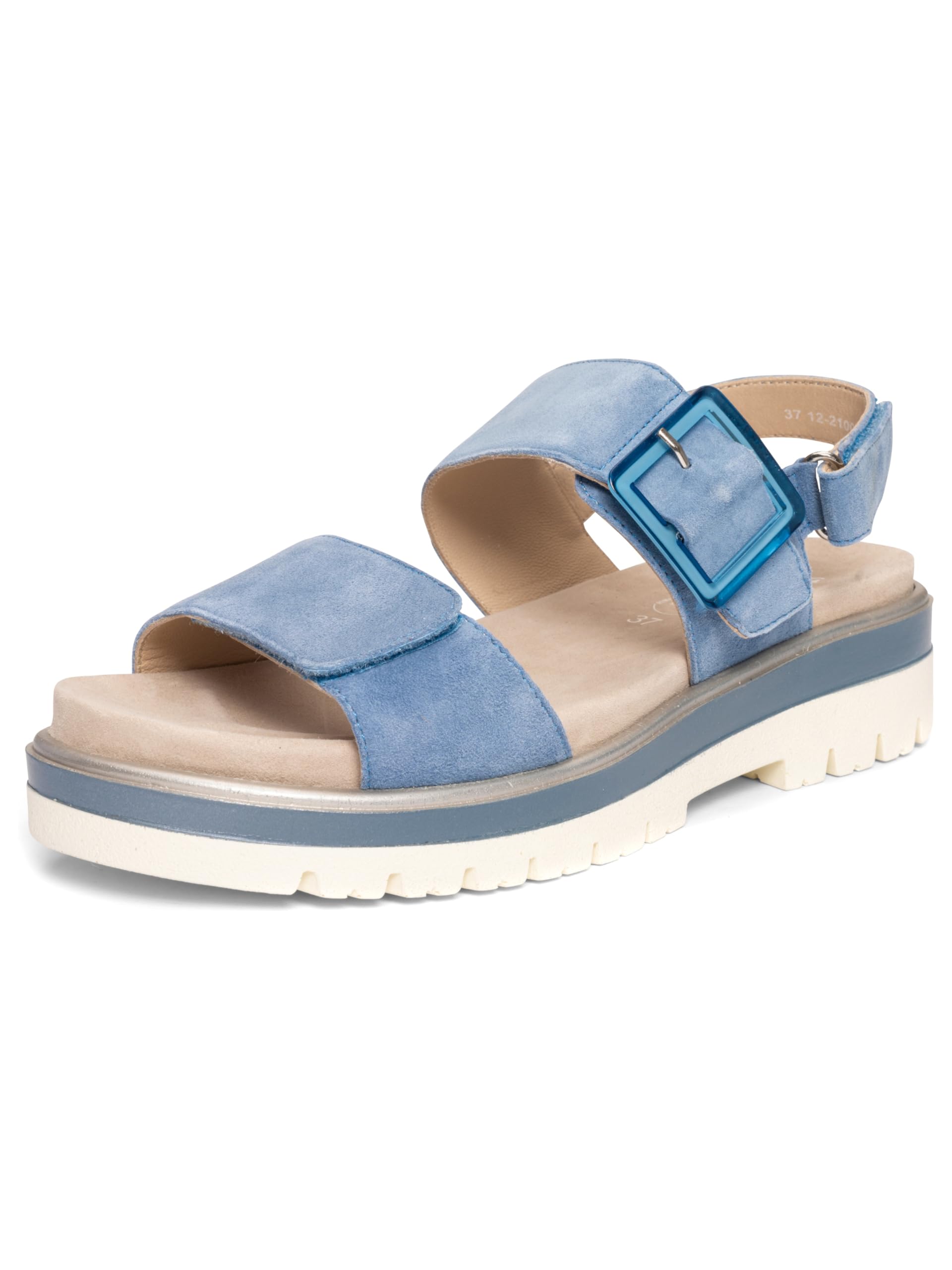 ARA Women's Malaga Sandals, Coolblue, 5-5.5 UK