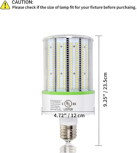 Miniatura 3 de Paquete de 2 bombillas LED de maíz de 100 W con certificación UL, 14000lm 6000K luz blanca, base Mogul E39, halógeno metálico de repuesto LED HID