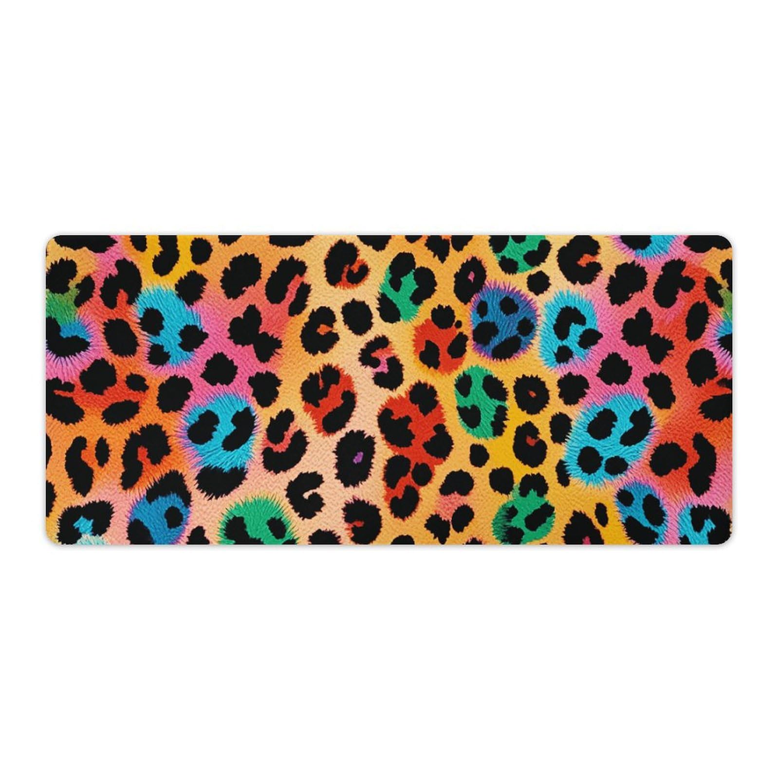 Tapis de souris grand format léopard antidérapant pour ordinateur et jeu - 8