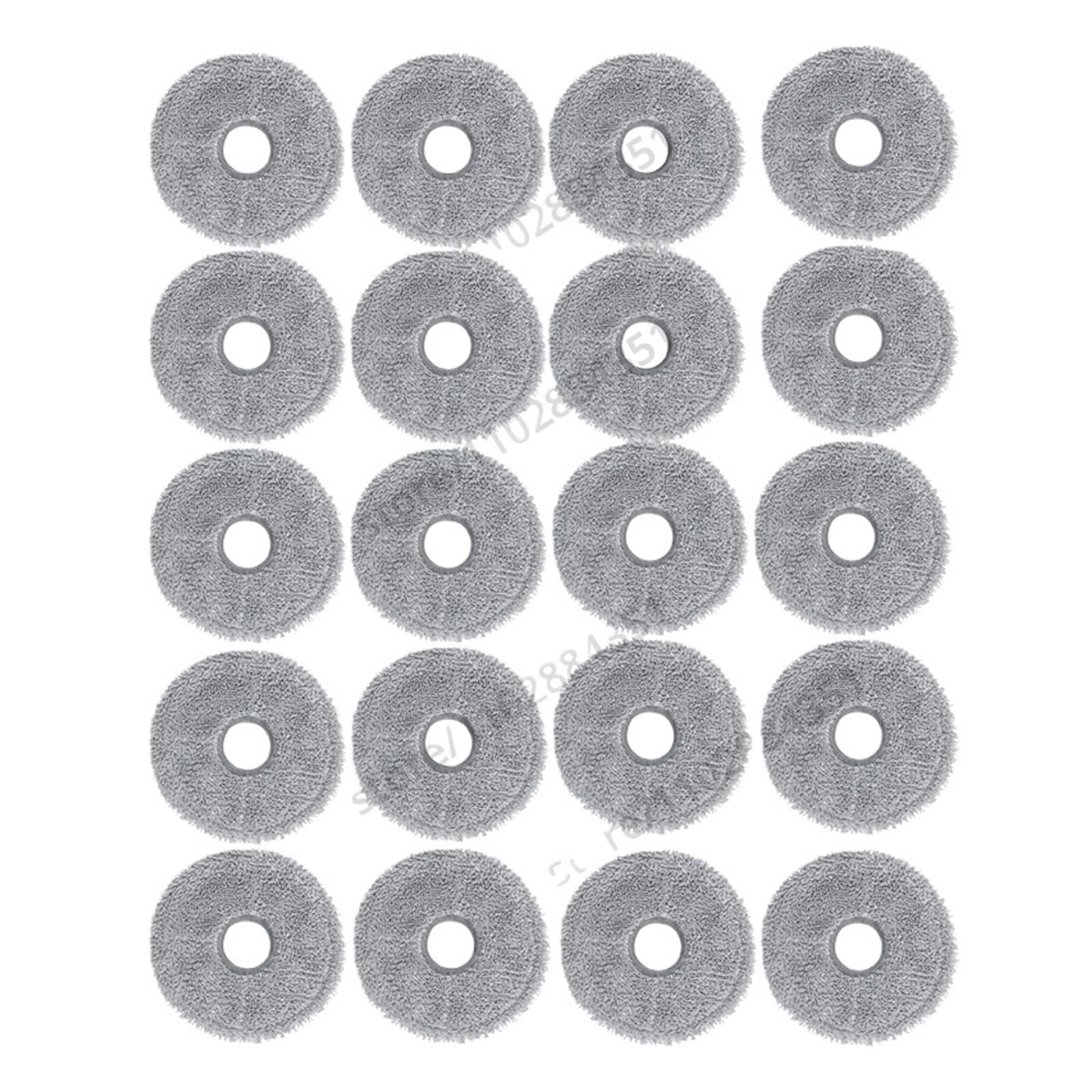 NUCBCULWP Mop Cloths,Compatible For Roborock，Compatible For Qrevo，Master/Slim/V20/P10S Pro Robot Vacuum Cleaner Parts Rag Pads Accessories(20PCS MOP)