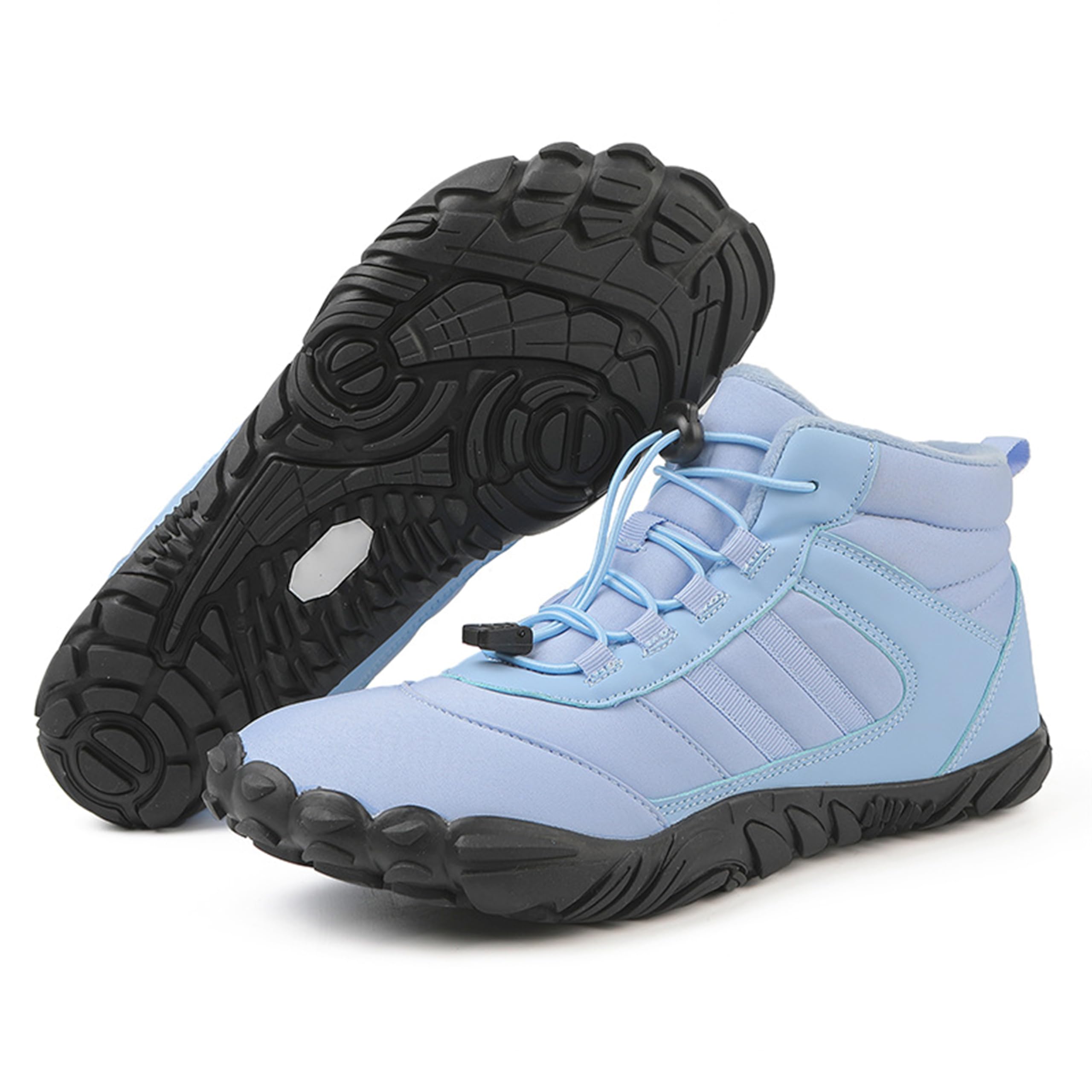 Hike Winter Footwear Barefoot Shoes Womens Mens Walking Hiking Snow Boots Waterproof Trail Running Non-Slip Warm Lined