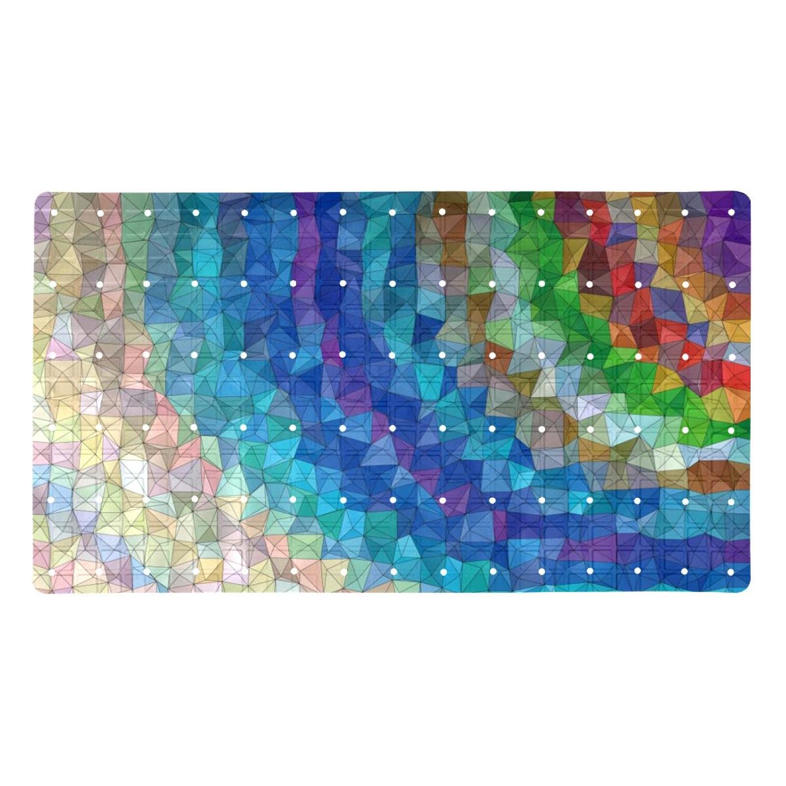 Tapis de bain antidérapant sécurisé senior et enfant avec ventouses et drainage