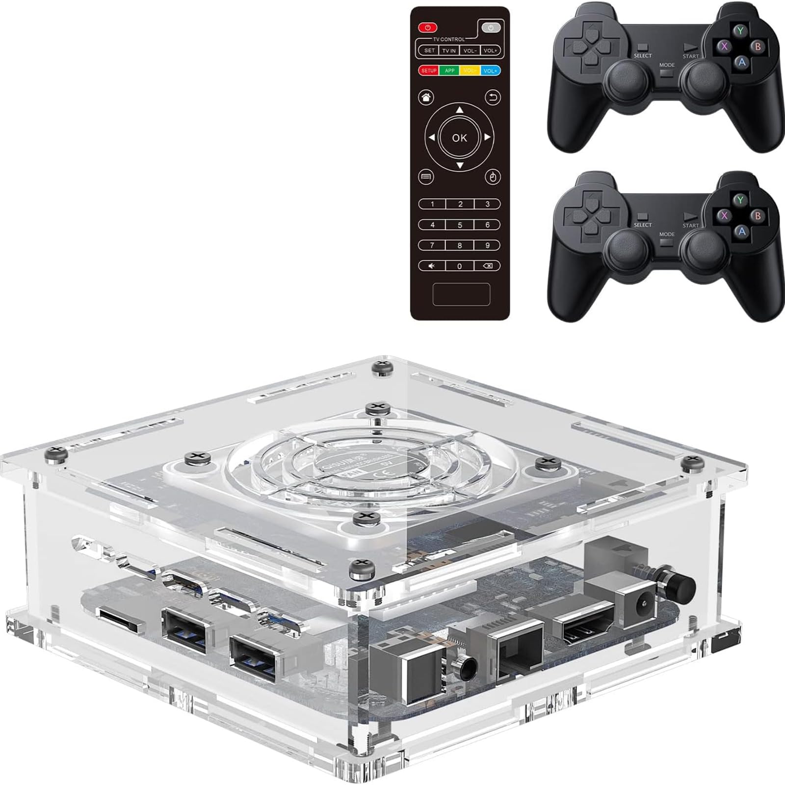 BINSKJ Super Console X PRO Plus, retro konsola do gier 256 GB, wbudowane ponad 50 000 gier, kompatybilna z PS1/PSP/MAME, obsługa pobierania samych gier na PSP/N64/NDS/PS1