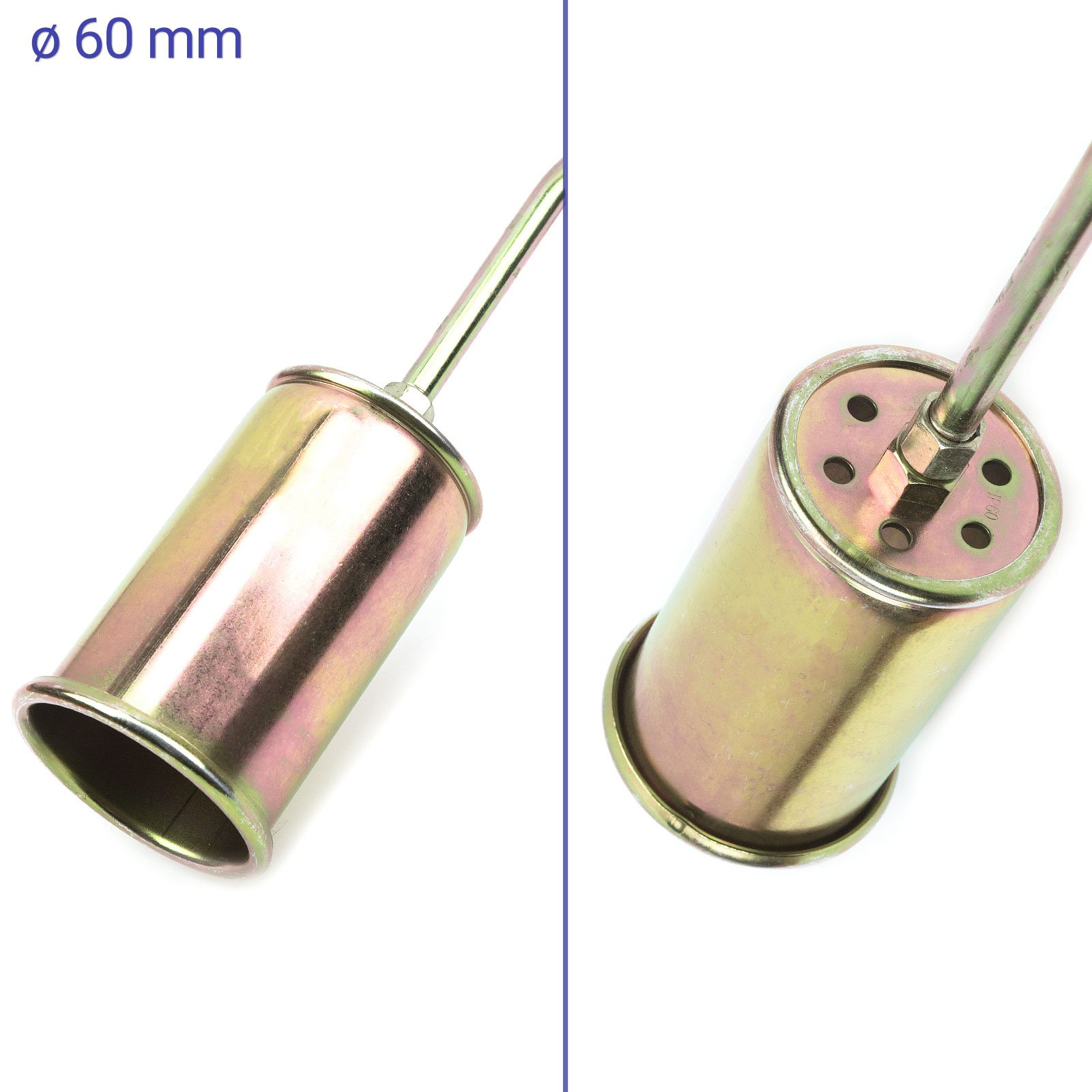 Brûleur à gaz 58 kW avec tuyau de 5 m + support + détendeur moyenne pression 4 bars, désherbeur thermique, brûleur de toiture, appareil de désherbage thermique SN0283R