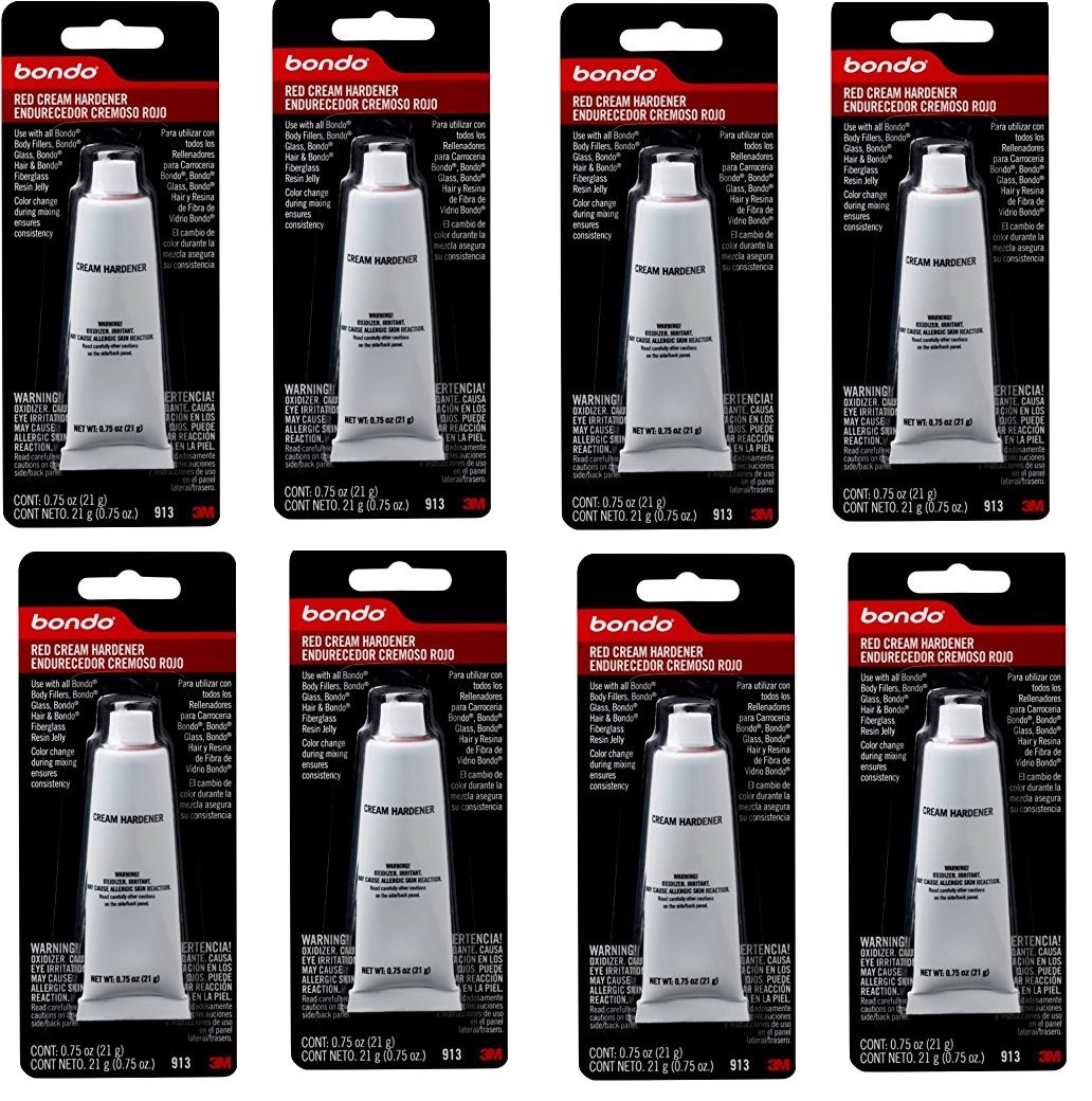 Bondo 913 Red Cream Hardener 0.75 oz. (8) Automotive