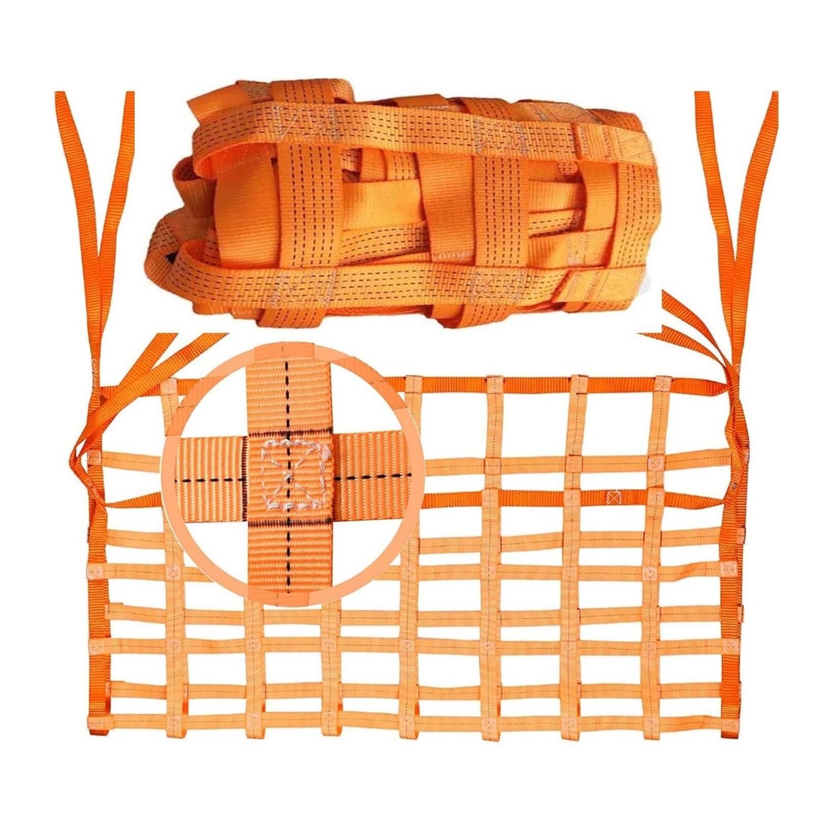 Flexibles C-Netz – Sicherheits-Hebenetz aus C-Netz, flaches Nylon-Hebenetz, Hebenetz für industrielle Be- und Entladearbeiten an Werkzeugen und für Gartenkletterarbeiten (1,5 m x 1,5 m / 10