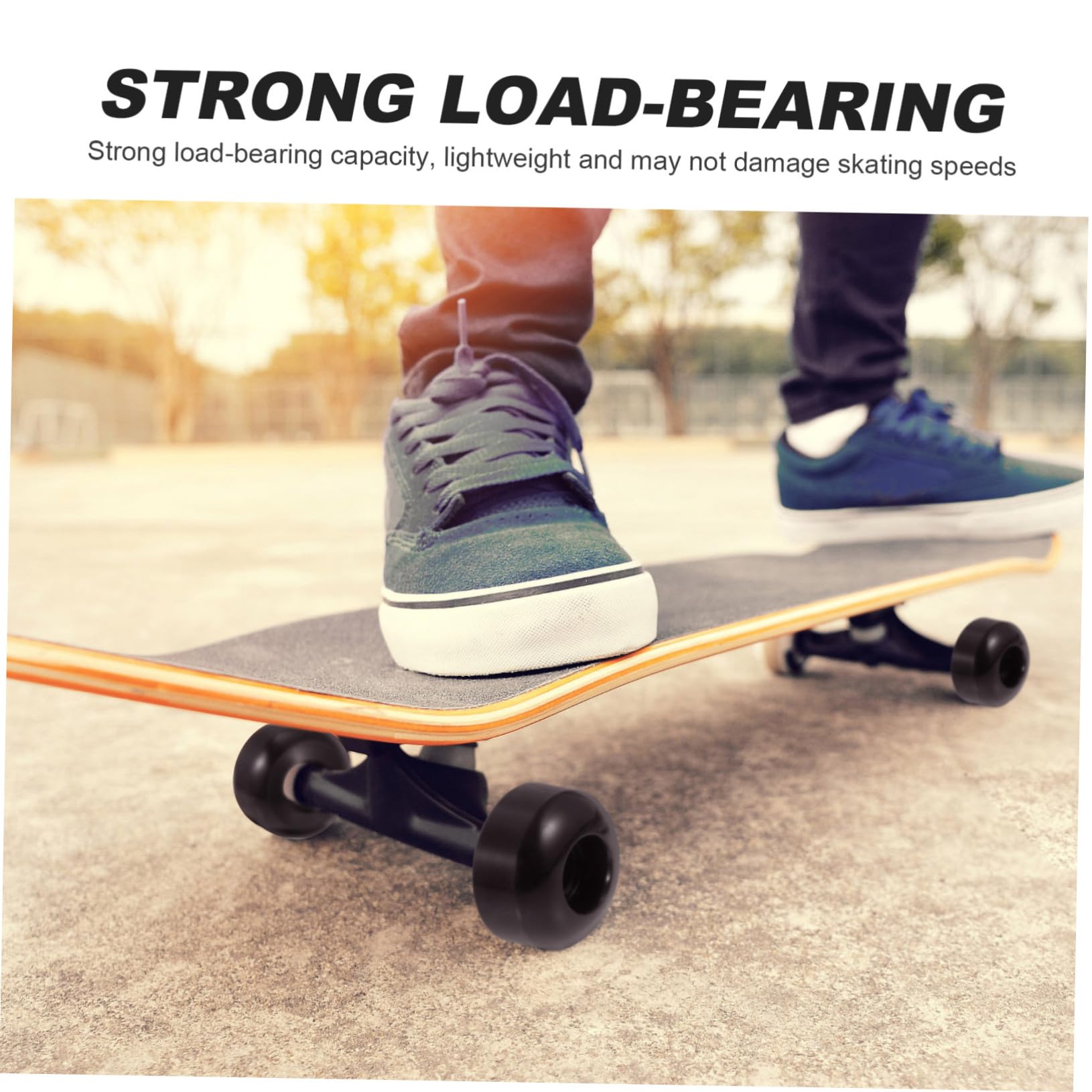 Kit de Trucks de Skateboard Double Kick Abec en Alliage d'Aluminium