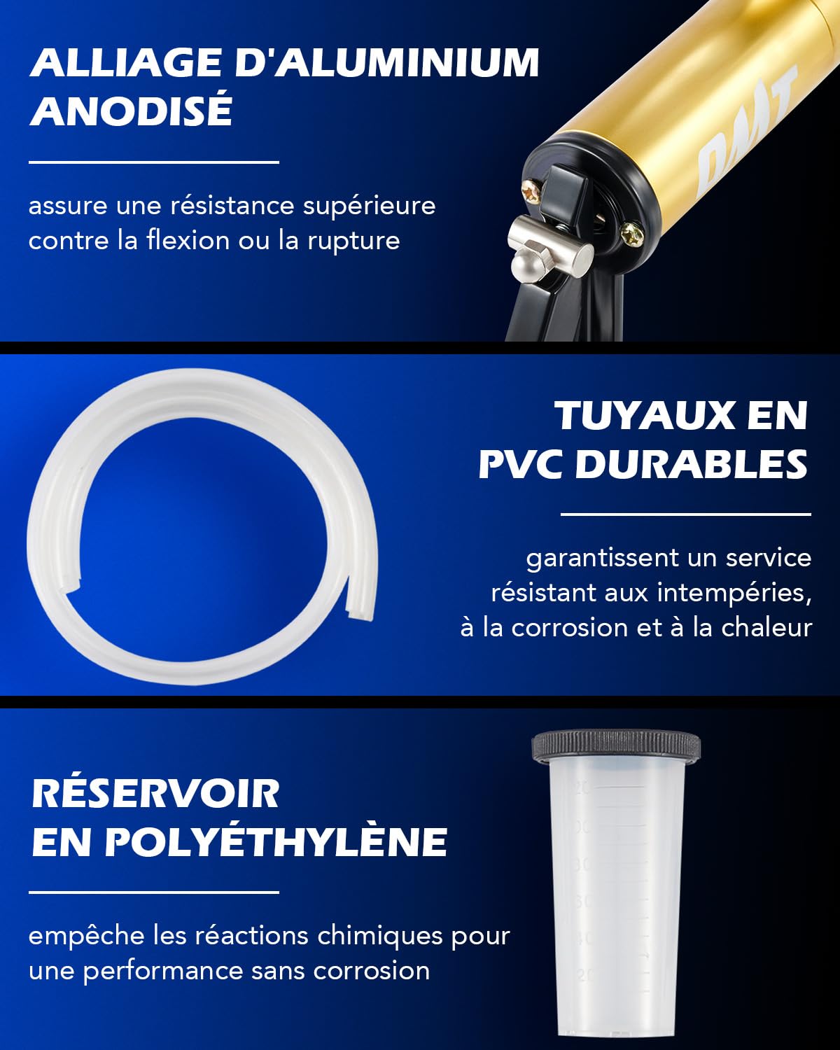 Orion Motor Tech Pompe à Dépression et Purgeur de Frein Moto & Auto, Kit de Purge de Liquide de Frein avec Pompe à Vide Manuelle et Manomètre, Testeur de Système de Vide Professionnel