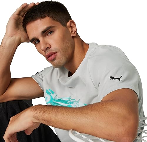 Miniatura 6 de PUMA Camiseta con estampado de coche Mercedes AMG Petronas Essentials para hombre