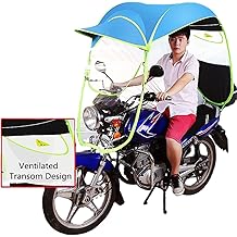 YUANXIN Motorcycle Awning Canopy E-Bike Carport Awning Canopy Storage Battery Car Motorcycle Rain Shelter Transparent Umbrella Carport (Purple)