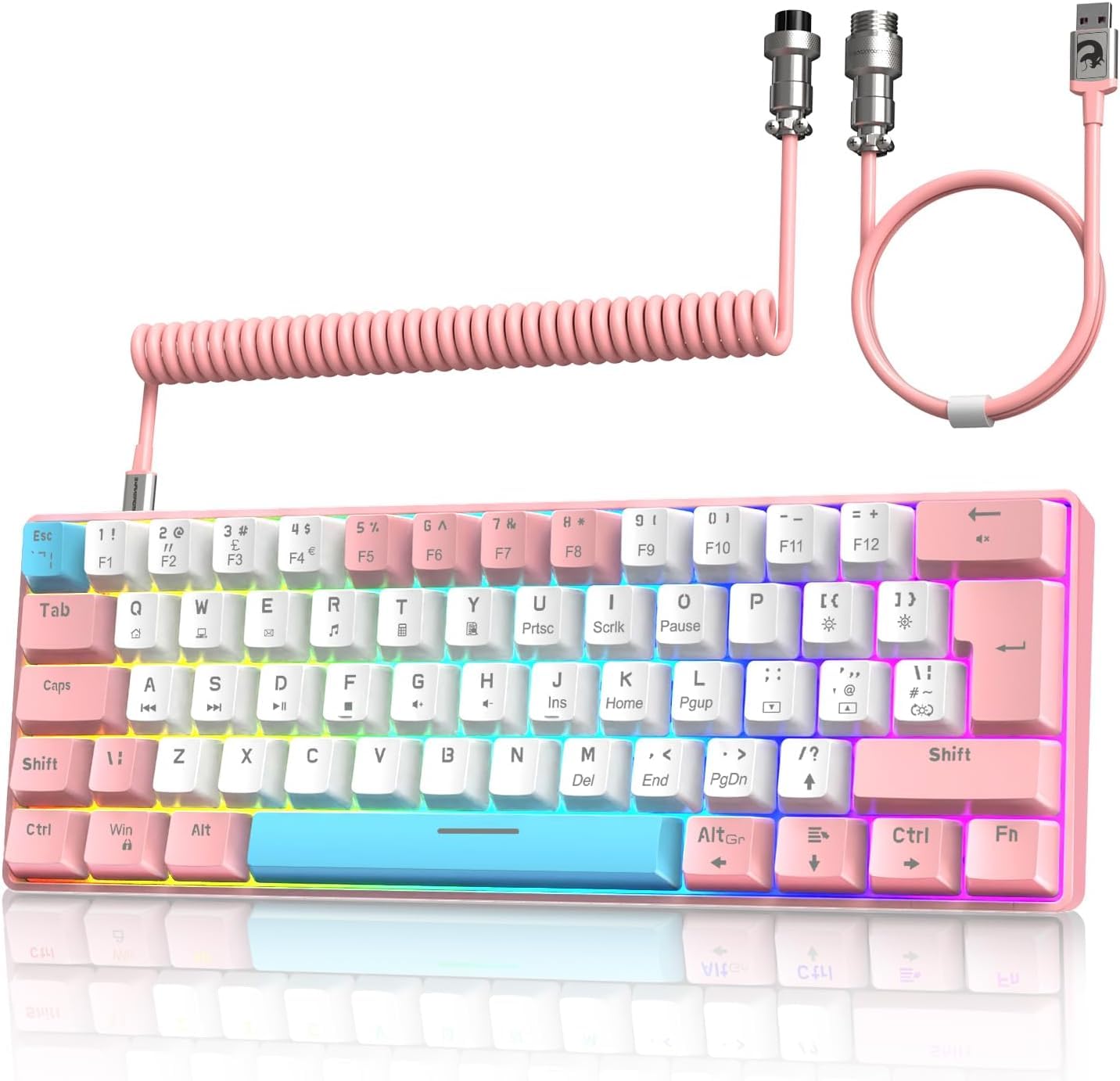 ＊Lang kawiページ＊ Amazon.com: ZIYOU LANG Wired Mechanical Gaming Keyboard with