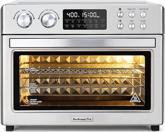 28QT Air Fryer Toaster Oven Combo, Large 12-in-1 Convection Countertop