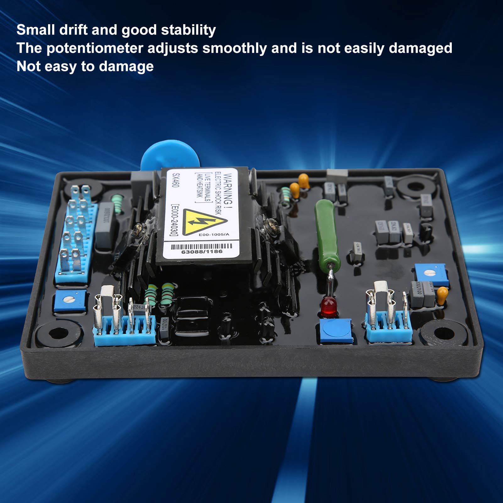Scheda di tensione del generatore SX460 Scheda di regolazione della tensione di eccitazione Regolatore di controllo stabilizzatore automatico Genset 50~60Hz