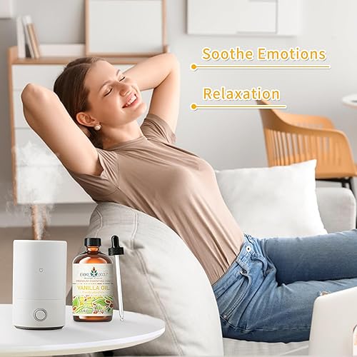 Miniatura 2 de Evoke Occu Aceite esencial de vainilla, 4 oz, puro, para difusor del hogar, fragancia para masaje, fabricación de jabón, para creación de velas, 4