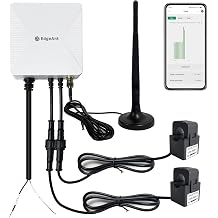 Energy Monitor with 2 * 120A Clamps, Real-Time Electricity Tracking, Smart Home Power Management,Zigbee Meter Solar/Net Metering, Home Energy Automation and Control
