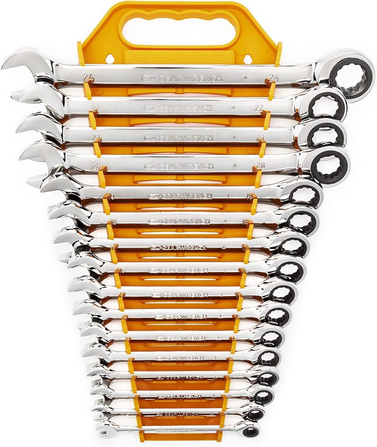 16 Piece 72T Ratcheting Combination Metric Wrench Set | 9416