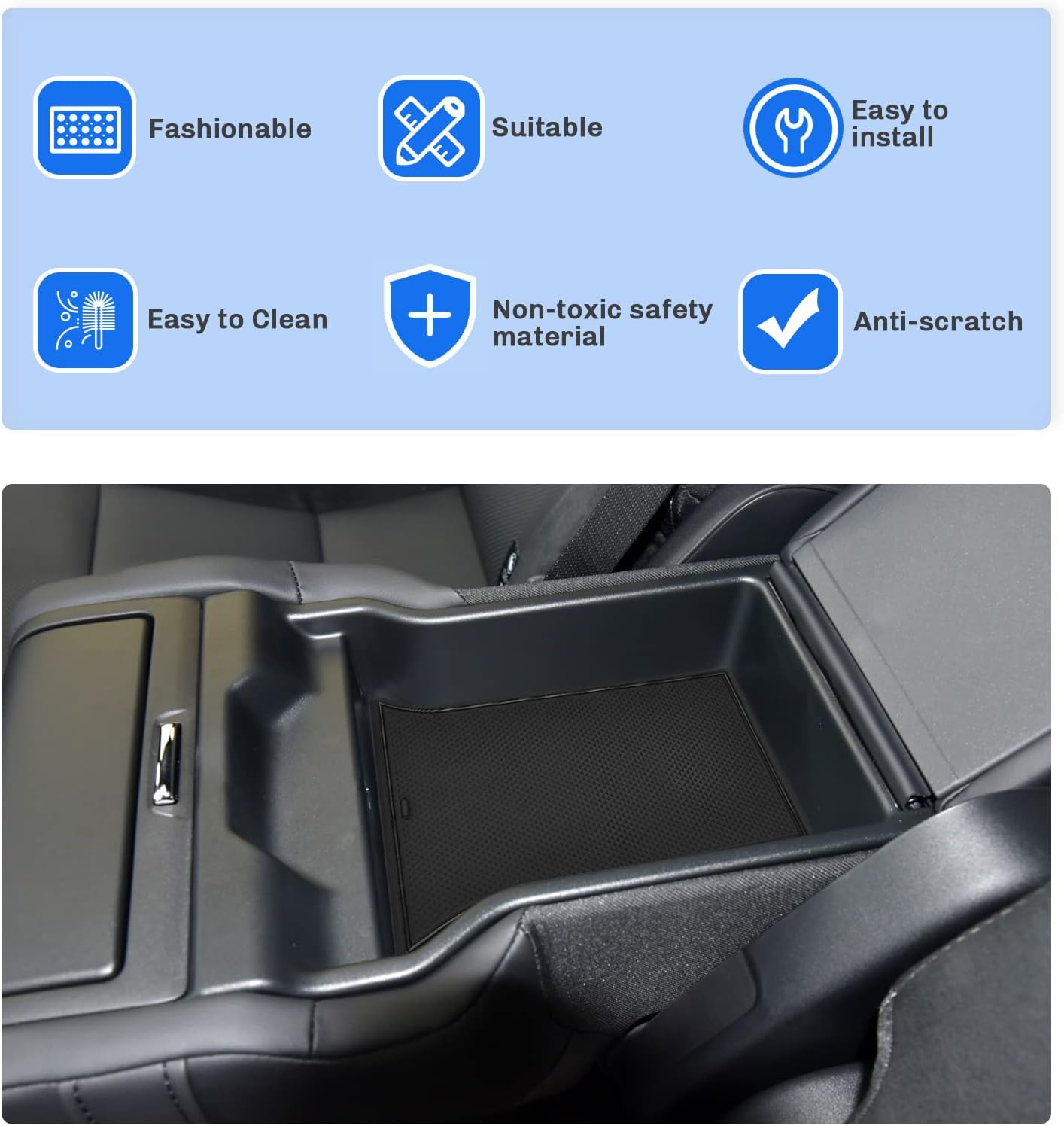 SXCY Fit for 2023 2024 2025 2026 Lexus RX 350 Door Slot Mat 2026 RX Hybrid