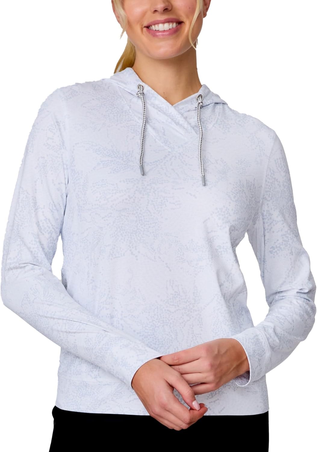 Free Country Women's UPF 50+ Sun Protection Hoodie Shirt Long Sleeve Hiking Fishing Outdoor UV Lightweight Shirts Hoodies