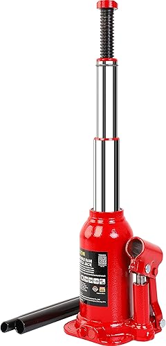Miniatura 12 de BIG RED T90203C Torin - Gato hidráulico soldado para auto con uso vertical y horizontal: capacidad de 2 toneladas (4,000 libras), color rojo