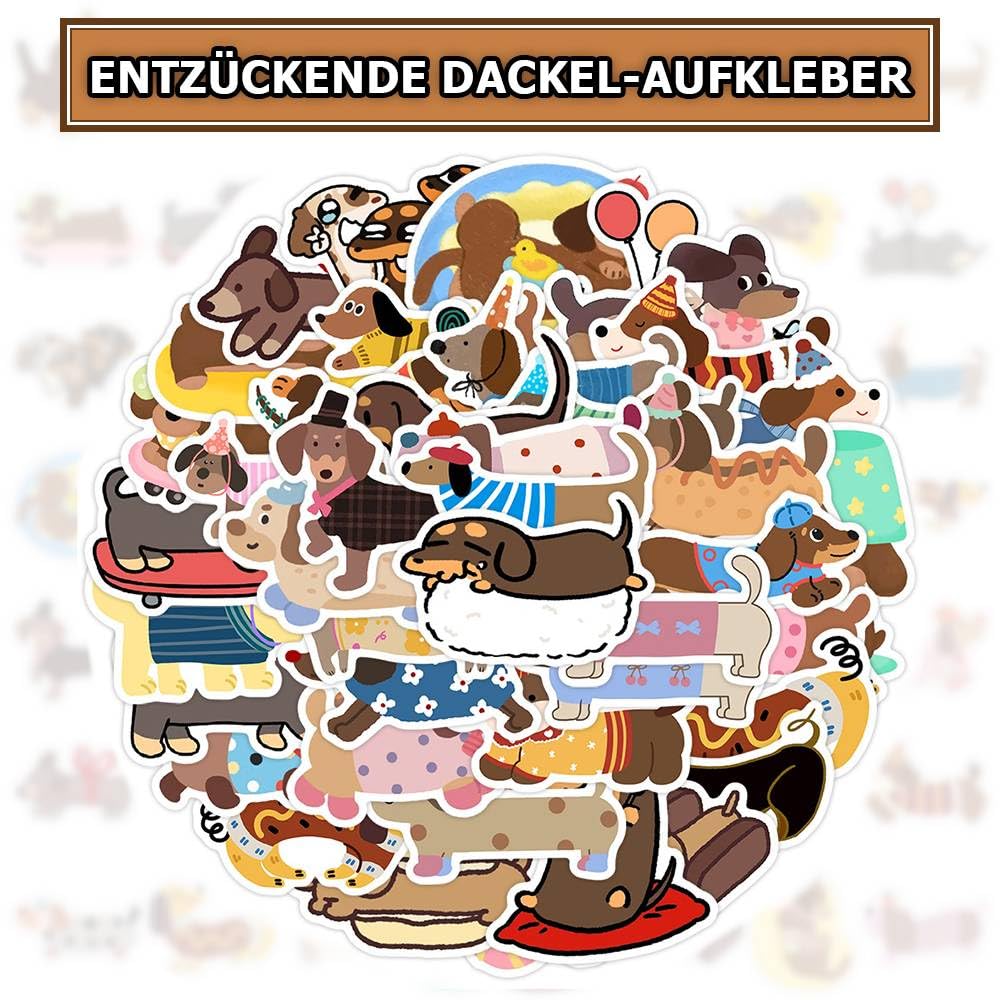 Teckel sticker - The Sticker Family