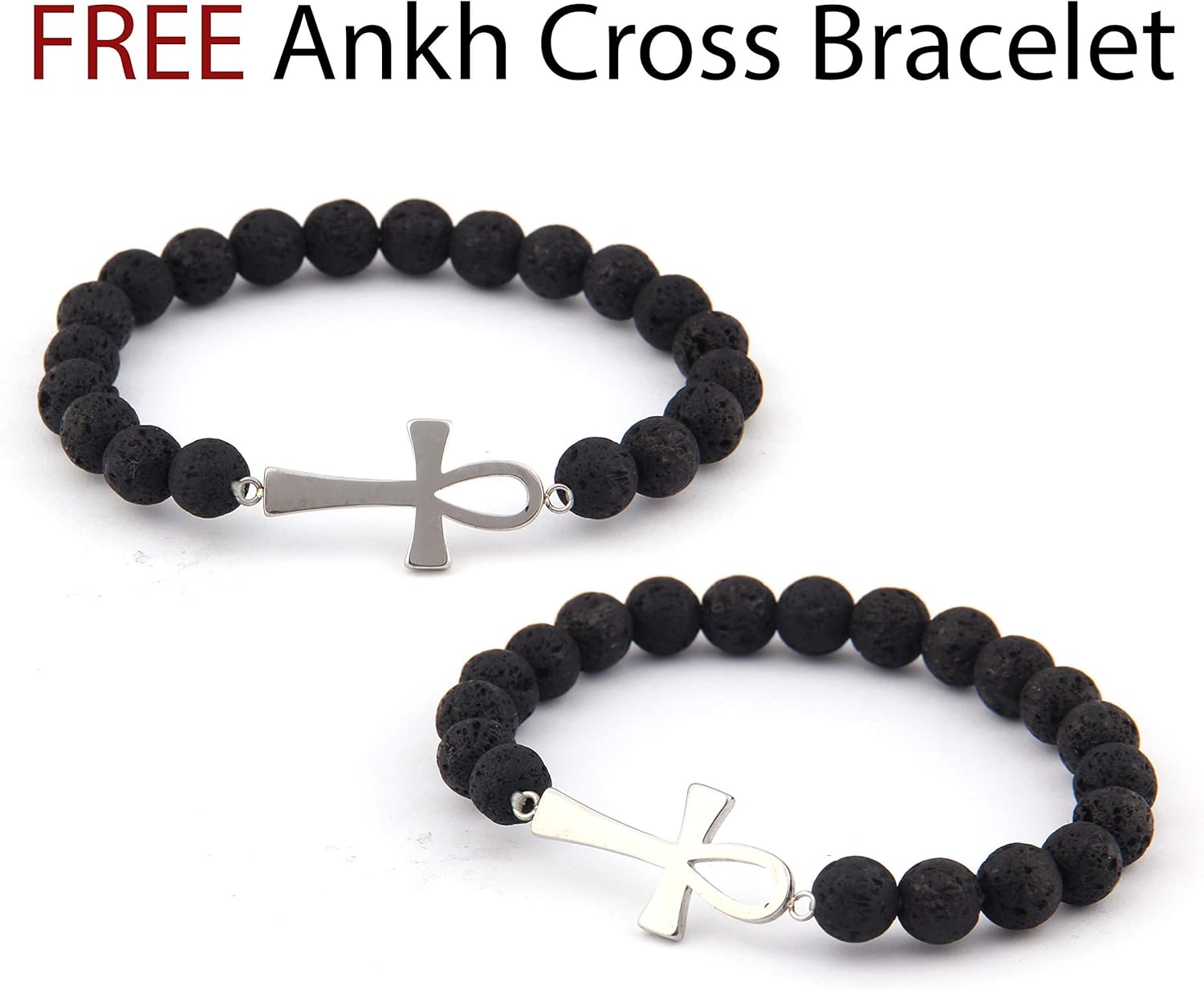 Vintage Egyptian Jewelry Stainless Steel God Dead Anubis Pendant Ankh Cross Necklace Amulet Talisman Jewelry - Image 6