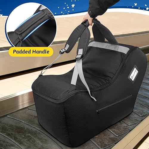 Miniatura 3 de YOREPEK Mochila acolchada para asiento de automóvil compatible con todos los asientos y bases de automóvil Nuna Pipa, bolsas de asiento de automóvil