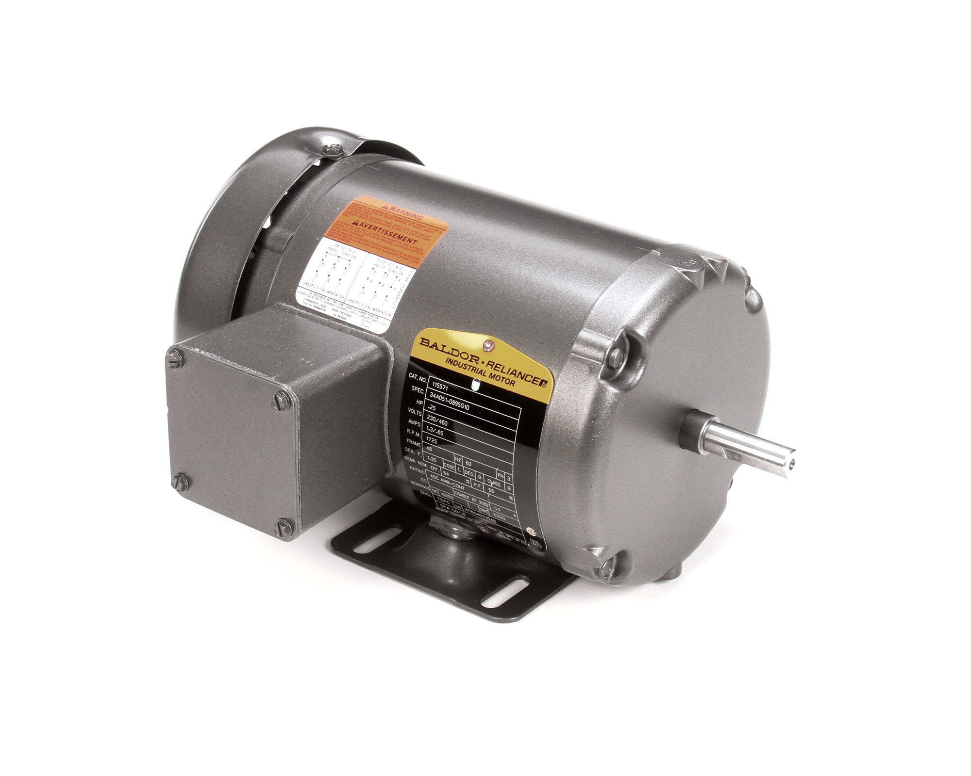 Champion - Moyer Diebel 115571 Motor, 1/4 hp, M/50-60/3 Drive, 12