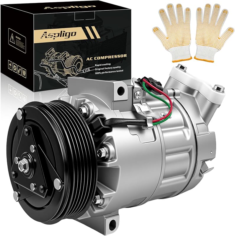 Air Conditioner A/C Compressor with Clutch Fits for Nissan Sentra 2.0L 2007 2008 2009 2010 2011 2012, CO 10871C,68662,CO-10871C,140319