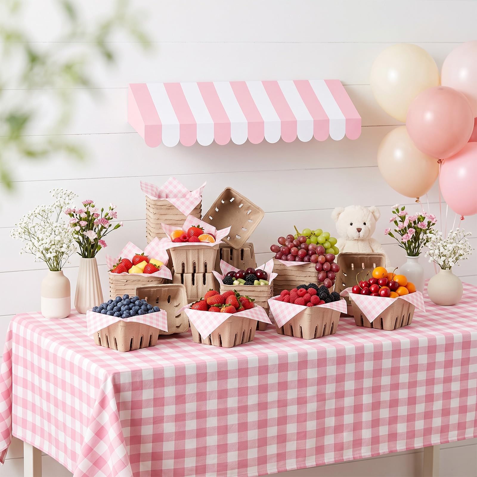 Jetec 50 juegos de suministros de mercado de agricultores para baby shower