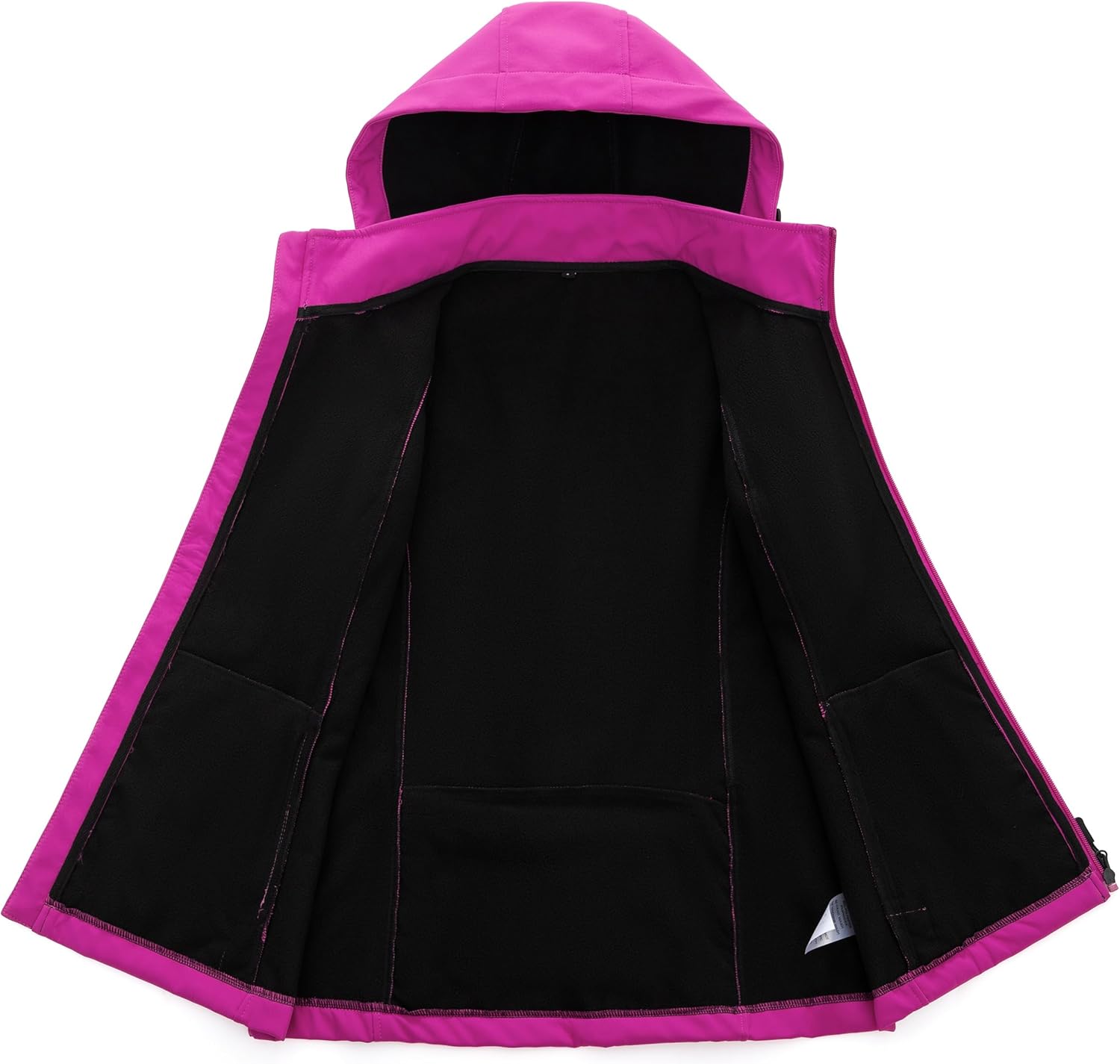 KVE Women's Hooded Softshell Vest Fleece Lined Windproof Zip Up Sleeveless Jacket Lightweight Coat for Running - Image 3