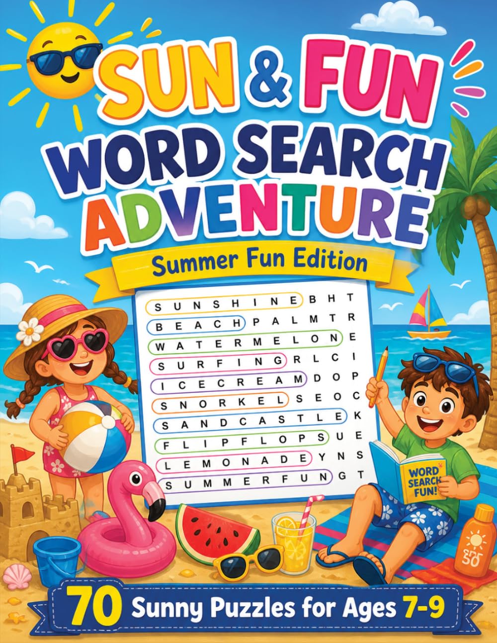 WORD SEARCH ADVENTURE: SUN & FUN (Summer Fun Edition)