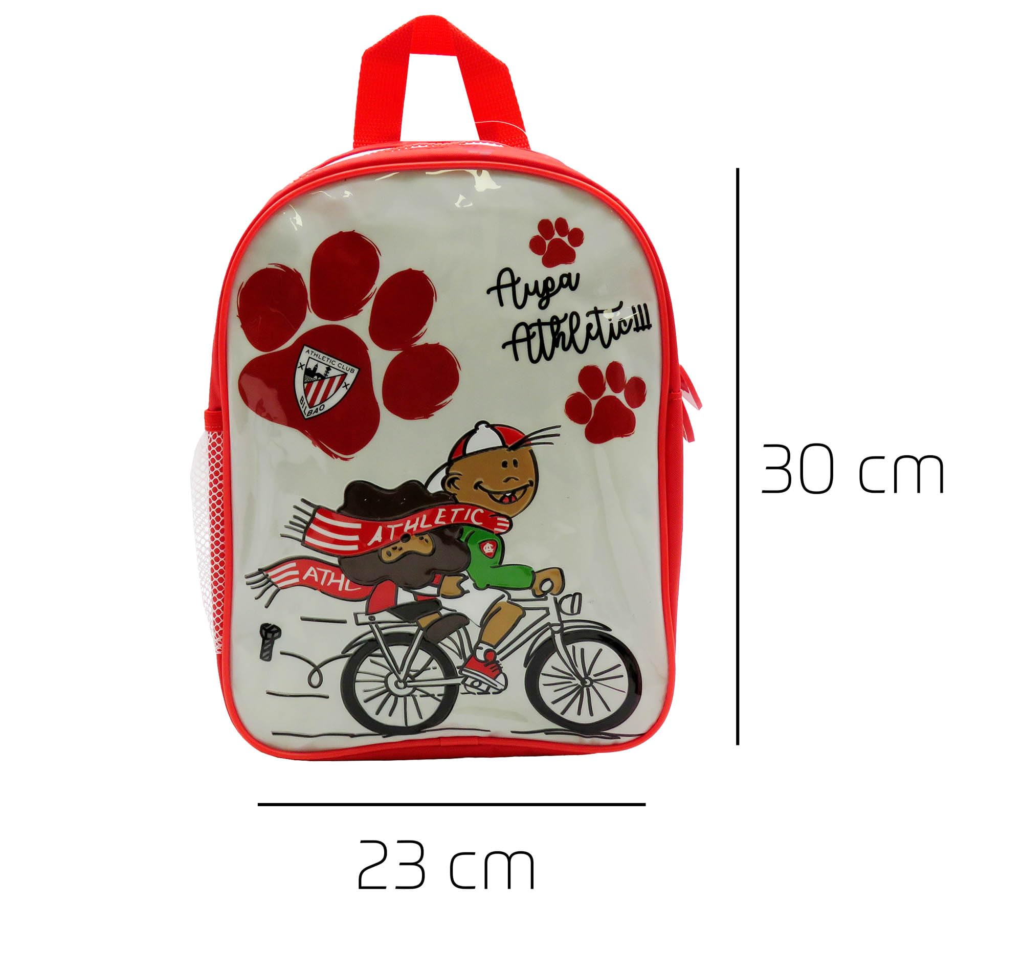 CYPBRANDS Athletic Club- Mochila, 30 cm, Material Escolar, Fútbol, Producto Oficial