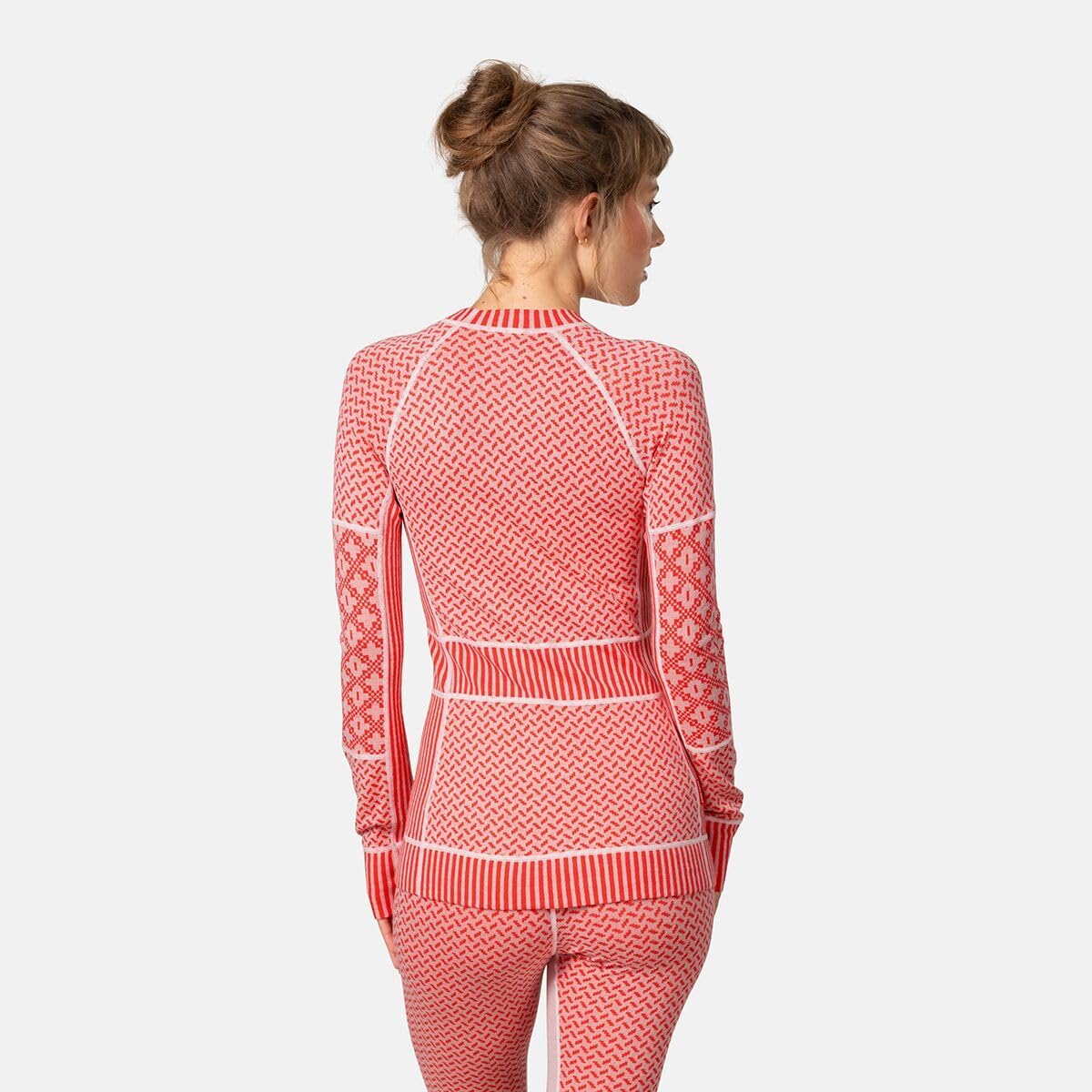 Kari Traa Smekker Long Sleeve Women's Base Layer Top - 100% Merino Wool Fitted Knit Thermal Shirt