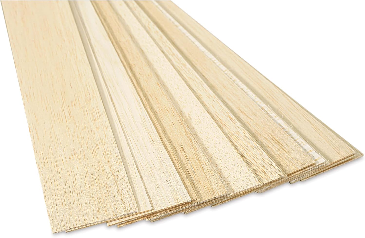 Balsa Wood 1/16 X 3 X 36in (10) - Quantity is Listed in Parenthesis in Title
