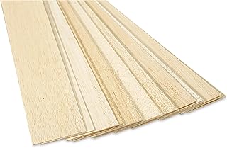 Balsa Wood 1/16 X 3 X 36in (10) - Quantity is Listed in Parenthesis in Title