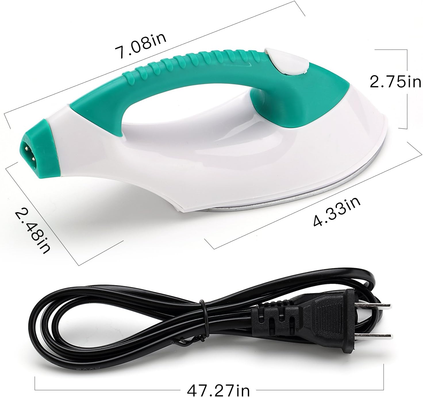 Mini Iron For Traveling Such As Business Trips, Camping, Vacations, Etc.